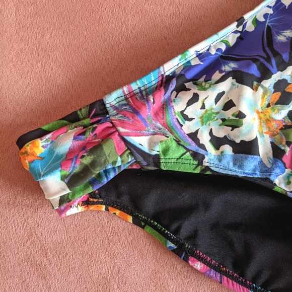 Bleu Rod Beattie Floral Swim Bottoms - Picture 2 of 5